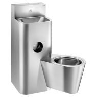 162300-KOMPACT washbasin and wall-hung WC combination