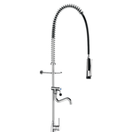 5825-Single hole pre-rinse set with mixer