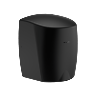 510622BK-HIGHFLOW automatic air pulse hand dryer in matte black