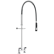 5880-Twin hole pre-rinse set with mixer