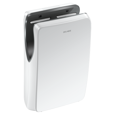 SPEEDJET 2 white air pulse hand dryer, with HEPA filter