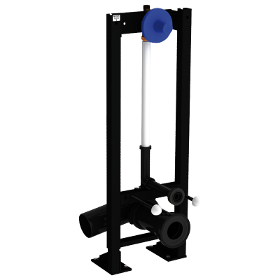 Self-supporting TEMPOFIX 3 frame system for WCs