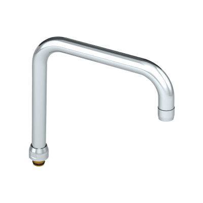 Swivelling tubular spout