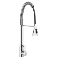 5526-Low pre-rinse set, single hole with a mixer