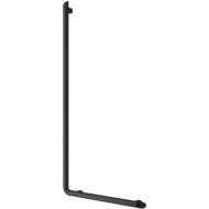 511971BK-Be-line® L-shaped grab bar, matte black, H. 1,130mm