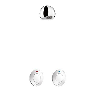 TEMPOSTOP time flow shower kit with 2 controls