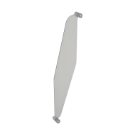 100920-Divider for LP trough urinal