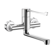2436S-Wall-mounted sequential mechanical basin mixer