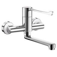 2437S-Wall-mounted sequential mechanical basin mixer