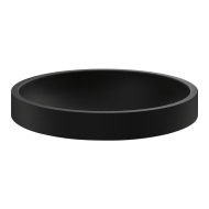 120670BK-RAVA black countertop washbasin