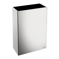 510467P-Wall-mounted stainless steel bin, 50 litres