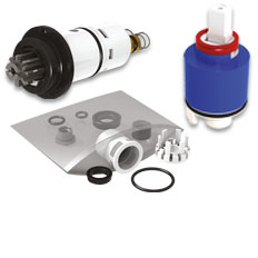 Cartridges, Repair kits for water controls