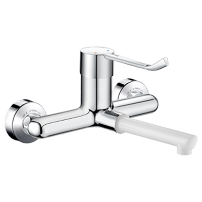 2610EP wall-mounted EP basin mixer with BIOCLIP spout