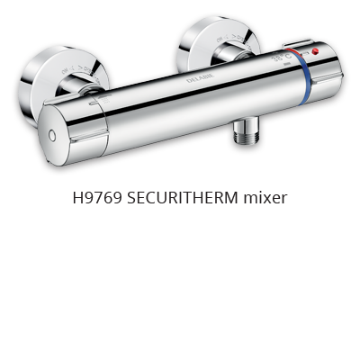 Most importantly, DELABIE has developed a unique patent enabling us to produce thermostatic mixers with hot and cold water closing directly on the...