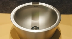 ALGUI stainless steel countertop washbasin