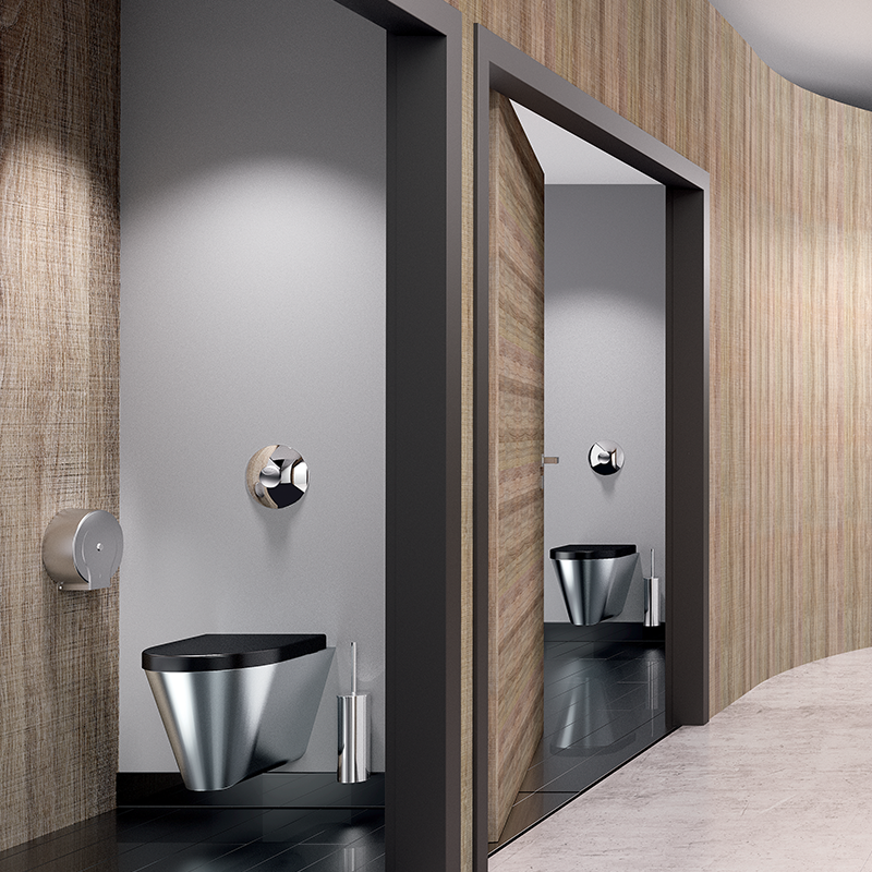 Refurbished on average every 15 to 20 years, sanitary facilities in public places are not known for setting design trends. Although slow to develop...