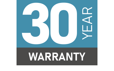 Our warranty has been extended, from 10 to 30 years