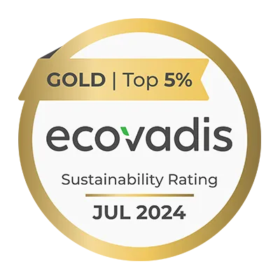 DELABIE has been awarded the EcoVadis gold medal!