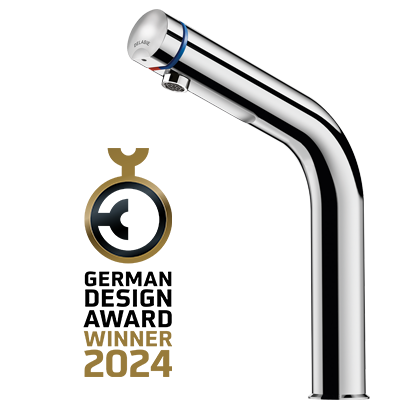 2024 German Design Award winner:  tempomix 3 timeflow basin mixer