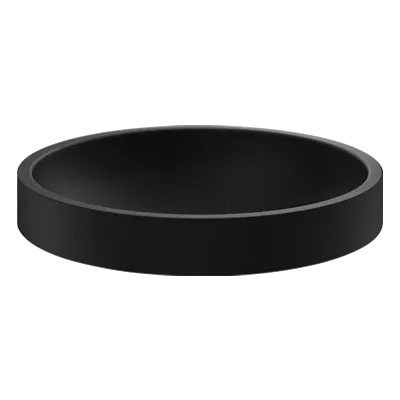 Black countertop RAVA washbasin