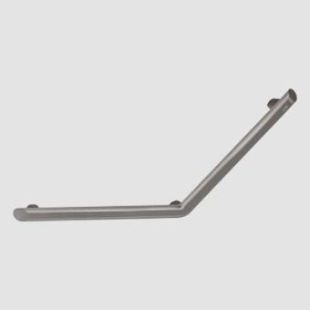 Angled grab bar