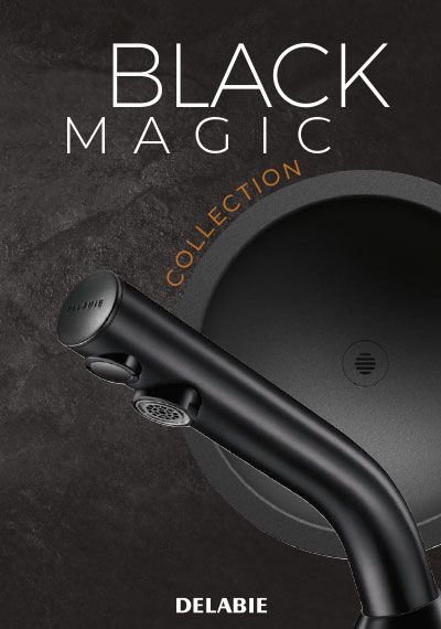 Black electronic tap