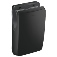510624B-SPEEDJET 2 matte black air pulse hand dryer, with HEPA filter