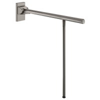 511962C-Be-Line drop-down support rail with leg, L. 650mm, anthracite