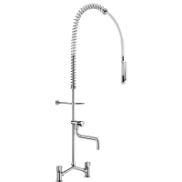 G6532-Twin hole pre-rinse set with mixer