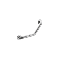 5083S-Angled stainless steel grab bar 135°, satin, 220 x 220mm