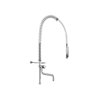 433422-White pre-rinse set with no valve