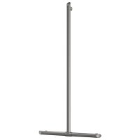 511944C-Be-line® T-shaped shower grab bar with sliding vertical rail