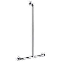 5440P2-T-shaped polished stainless steel shower grab bar