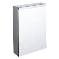 465-Wall-mounted stainless steel bin with lid, 4.5 litres