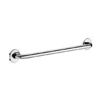 5057P2-Straight stainless steel grab bar, bright, Ø 25mm, 500mm