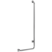 5071GS-L-shaped stainless steel shower grab bar, satin, H. 1,150mm