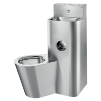 162700-KOMPACT washbasin and floor-standing WC combination