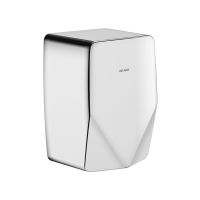 510625P-HIGHFLOW Compact air pulse hand dryer, bright polished