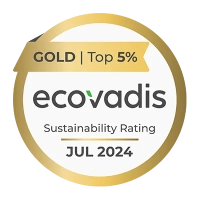 DELABIE has been awarded the EcoVadis gold medal!