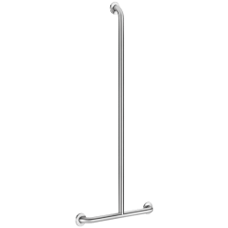 5440S-T-shaped satin stainless steel shower grab bar