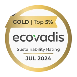 DELABIE has been awarded the EcoVadis gold medal!