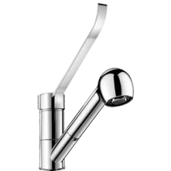 Mechanical basin mixers