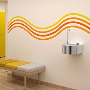 School drinking fountain